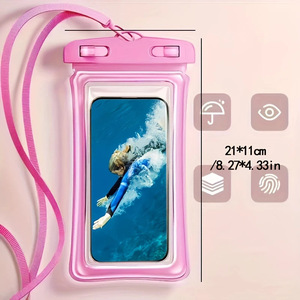 เคสโทรศัพท์กันน้ำพร้อมหน้าจอสัมผัส มาตรฐาน IPX8 สำหรับว่ายน้ำ ดำน้ำ ล่องแก่ง ป้องกันฝน - Product Image 3