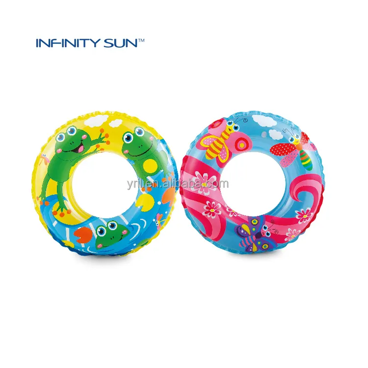 INFINITY SUN Hot sale swimming rings customized life buoy pool toy inflatable float circle swim ring for party event