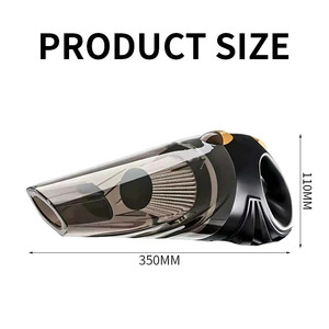 Ventes chaudes - Aspirateur de voiture portable haute puissance 12V avec batterie 5000mAh, autonomie de 15 minutes, matériau ABS+copper - Product Image 6