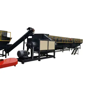 plastic waste recycle process machine/ crushing and washing machine to recycle waste plastic