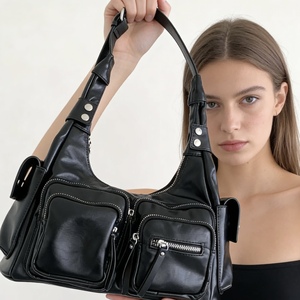 Tas Hobo Fungsional Multi-Saku Terbaru <span class=keywords><strong>2026</strong></span> Tas Selempang Kulit Wanita Model Tote - Product Image 4