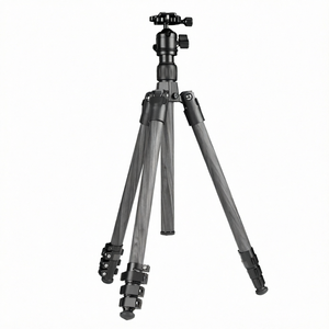 Carbon Fiber Mini Tripod Flexible Lightweight Portable Video Camera <b>Mobile</b> <b>Phone</b> Support Twist Lock Black Photoclam Korea - Product Image 1