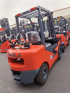 รถยกฮีลี่มินิ LPG ได้รับการรับรองมาตรฐาน CE ขนาด 2.0 ตัน 2.5 ตัน ใช้แก๊สโพรเพนและน้ำมันเบนซิน ระบบเครื่องยนต์สันดาปภายใน แบบถ่วงน้ำหนัก - Product Image 6