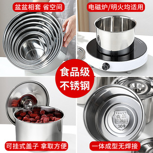 Stainless Steel <b>Spice</b> <b>Jar</b> With Lid 304 Round Storage Container For Liquid Seasoning Kitchen Use - Product Image 4