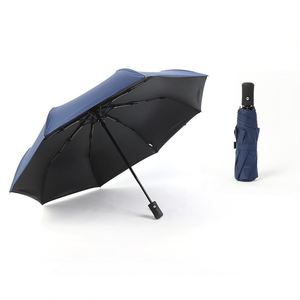 Custom Business Gift UV Black Coating <b>Sunscreen</b> Umbrella, UV Protection, Three-Fold Fully Automatic Rain and Sun Umbrella - Product Image 5