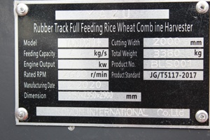 <span class=keywords><strong>YAZU</strong></span> DC70+ Mähdrescher Chinesischer Hersteller Ähnlich Kubota DC70 Mit Hebechassis - Product Image 5