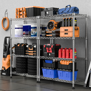 MZG Industrial <b>Metal</b> Painted Heavy Duty <b>Shelving</b> <b>Racks</b> 1000lb Capacity for Warehouse Bathroom Tools Storage Multifunction Design - Product Image 3