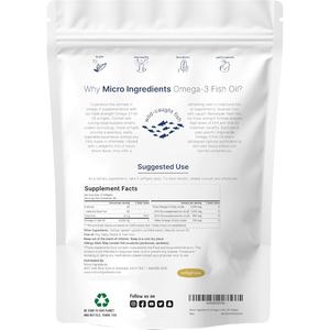 Gezondheidszorg Supplement Omega3 Visolie Epa & Dha Met Beste Essentiële Vetzuren Burpless Visolie Softgel Capsule - Product Image 2