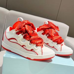 Chaussures de sport confortables à lacets en toile de qualité supérieure, motif vague coloré, lacets de 1,5 cm, style luxe 3.0 - Product Image 1