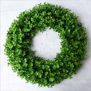 Venta al por mayor la decoración de fiesta de boda de <span class=keywords><strong>eucalipto</strong></span> corona de flores artificiales guirnaldas - Product Image 1