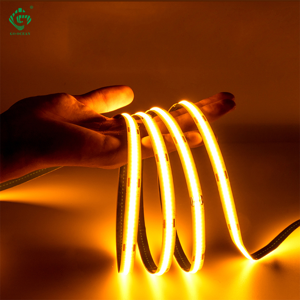 СВЕТОДИОД подсветка RGB ленточный канат 12 В 24 В Гибкая световая лента COB лента световая лента Рождественское украшение