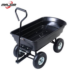 Chariot de jardin à benne en poly, vente d'usine d'usine, livraison gratuite - Product Image 5