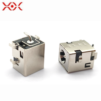 Connecteur de prise d'alimentation CC 5,5x2,1 mm nickelé femelle à monter sur circuit imprimé pour remplacement de port de charge d'ordinateur portable