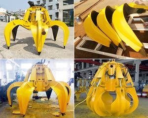 Cucharón de Excavadora Hidráulico Giratorio de 8 Toneladas con Múltiples Dientes Tipo Cáscara de Naranja para Chatarra Metálica - Product Image 4