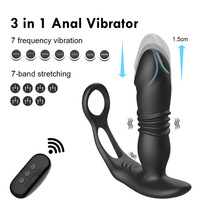 Analer Dehnungs-Vibrator mit Fernbedienung für Männer und Frauen, Masturbationsgerät, Erwachsenen-Sexspielzeug, Bestseller im Großhandel