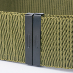 Cinturino di fissaggio ad anello con gancio in Nylon spesso regolabile su misura fibbia in metallo resistente allo strappo elegante cintura Web PP sicurezza - Product Image 5