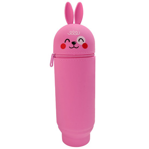 <b>Cute</b> <b>Bear</b> Pencil Case Silicone Pen Bag Large Capacity for Students Teens Girls Boys School Students Stationery Case - Product Image 5