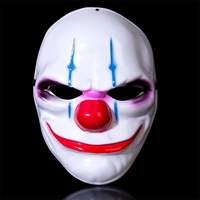 Masques de clown d'Halloween avec drapeau américain, masque de fête costumée, clown effrayant, masque de carnaval, Payday 2, masque drôle et horrible, accessoires de fête