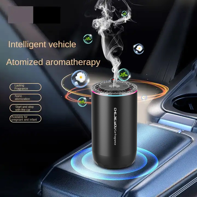 Smart Car Aroma Diffuser 5V Type-C Electric Waterless Portable Fragrance Machine 50ml Perfume Diffuser for Hotel & Household Use