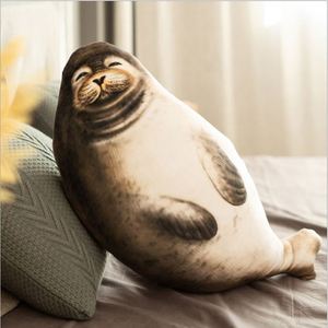 Peluche Lion de Mer Mignon et Doux, Rembourrée en PP, Idéale pour Fêtes et Anniversaires – Nouveauté Tendance : Oreiller en Forme de Phoque d'Osaka - Product Image 2