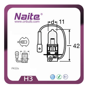 Ampoule halogène NAITE la plus vendue H3 12V 55W <span class=keywords><strong>PK22s</strong></span> pour accessoires d'éclairage - Product Image 5