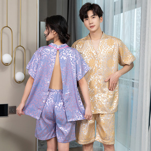 ชุดผ้าฝ้ายโมซิบัสชั่นแขนสั้นสำหรับซาวน่านวดบำบัดชุดดูแลสุขภาพ2XL ไซส์ XL 3XL 4XL 6XL 5XL - Product Image 4