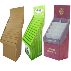 Thân Thiện Với Môi Tùy Chỉnh Cho <span class=keywords><strong>Pop</strong></span> Tông Hiển Thị Sàn Đứng In Giấy Hiển Thị Kệ Cho Nut Chai Kệ Hiển Thị - Product Image 5