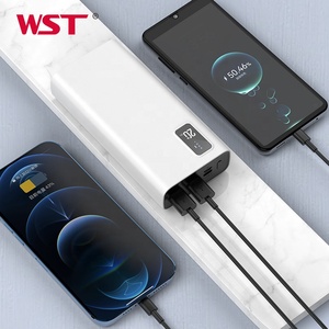 WST Mini Power Bank Chargeur portable Lumière LED Powerbank <span class=keywords><strong>Batterie</strong></span> <span class=keywords><strong>externe</strong></span> <span class=keywords><strong>20000mAh</strong></span> Power Bank avec Micro USB Type C - Product Image 5