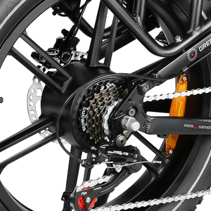 <span class=keywords><strong>Vélo</strong></span> <span class=keywords><strong>électrique</strong></span> de montagne SAMEBIKE RS-A02 - Cadre en alliage d'aluminium, <span class=keywords><strong>roues</strong></span> de 20 pouces, freins <span class=keywords><strong>à</strong></span> disque hydrauliques, batterie au lithium, moteur <span class=keywords><strong>à</strong></span> moyeu arrière - Product Image 3