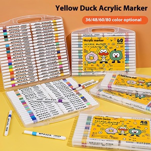 Acrylic nước dựa trên Bút Đánh Dấu cho trẻ em học sinh nhanh chóng làm khô màu nước cho Diy sơn Opaque có thể giặt màu Bút Đánh Dấu - Product Image 4