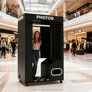 Cabine <span class=keywords><strong>photo</strong></span> automatique de style coréen rétro pour passeport en libre-service - Product Image 1