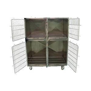 CH alta calidad 304 Acero inoxidable lujo moderno mascota jaula plegable perro jaula muebles para <span class=keywords><strong>veterinaria</strong></span> <span class=keywords><strong>Animal</strong></span> clínica casa - Product Image 3