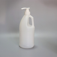 Bouteille en plastique blanche de 1 gallon, bidon en HDPE, conteneur de 1,5 L