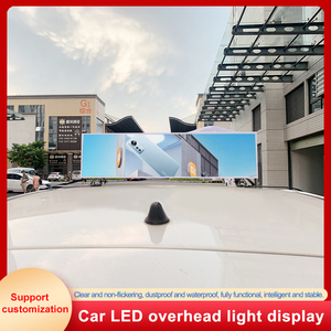 Pantalla de coches privados a todo color al por mayor, luz superior, pantalla LED inteligente de alta definición para coche, coches vacíos que llevan pantalla publicitaria de fábrica - Product Image 4