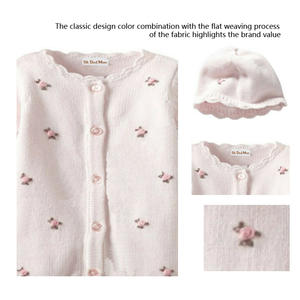 เสื้อสเวตเตอร์คอกลมแขนยาวสำหรับเด็กทารกผ้าคอตตอนออร์แกนิกชุดหมี2ชิ้น - Product Image 6