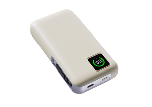 OEM/ODM Batterie externe 10000mAh Charge rapide 20W Câble rétractable Coque ABS Mini chargeur portable avec affichage numérique - Product Image 2