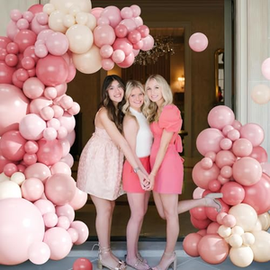 Kit d'arche de ballons roses, décoration de fête pour bébé, mariage, anniversaire, remise de diplôme, filles, garçons - Product Image 4