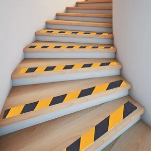 Ruban antidérapant de sécurité pour sol noir, imperméable, renforcé, lavable, pour les escaliers, adhésif puissant, film antidérapant en carbure de silicium - Product Image 2