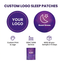 Patch de sommeil à l'huile essentielle naturelle de lavande, de camomille et de citron HLK, sans mélatonine, certifié CE 72H pour un sommeil profond et une nuit relaxante