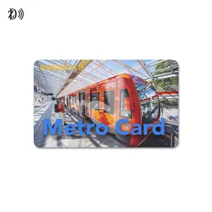 Smart RFID Bus Card PVC Waterproof Printed Public Transportation NFC Access Control Card