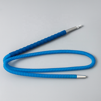Embouts de chicha modernes, écologiques, durables, en aluminium et silicone, réutilisables, flexibles, souples, accessoires pour salon de chicha à domicile