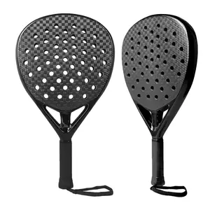 Factory High Quality Customized Premium Paddle Pala Padel Professional Carbon Fiber Beach Tennis Racket