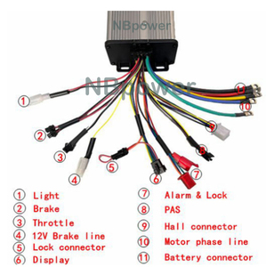 <span class=keywords><strong>Kit</strong></span> de conversion de moteur de vélo pas cher 60V 72V 3000W <span class=keywords><strong>26</strong></span> 27,5 29 <span class=keywords><strong>pouces</strong></span> MTB MTX, contrôleur à onde sinusoïdale 80A, écran VA SW900 - Product Image 3