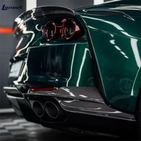 Kit de carrosserie d'angle de pare-chocs arrière en fibre de carbone style N modifié pour Ferrari 812 GTS, léger et anti-turbulences