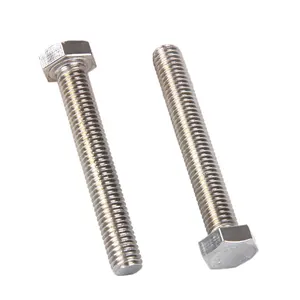 3 8 4.8 48 Iso 4017 5/16 10.9เกรด Hex Bolt Din 960