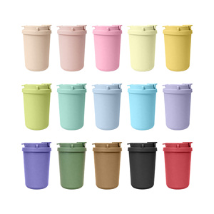 Customized 12oz Stainless Steel Insulated Tumbler with Flip Straw Lid 2-in-1 Travel <b>Coffee</b> Mug for Festival Gift - Product Image 6