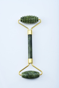 Rodillo de masaje Gua Sha, masajeador facial de Jade Natural con logotipo personalizado con caja, rodillo de Jade Xiuyan de alta calidad guasha - Product Image 2