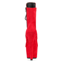 Bottines à lacets en faux daim à talon fin, plateforme 17 cm, imperméables, légères, pour la danse sur barre, performance scénique, vente en gros