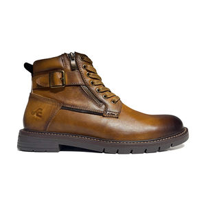 <span class=keywords><strong>Bottes</strong></span> décontractées imperméables pour hommes, hauteur accrue, <span class=keywords><strong>bottes</strong></span> de moto, bout rond, fermeture éclair, cheville - Product Image 1