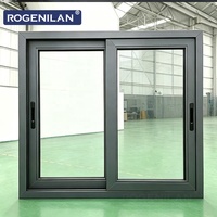 Fenêtres coulissantes en verre Low-E personnalisées Rogenilan, aluminium, double vitrage, porte coulissante, fenêtre coulissante pour la maison